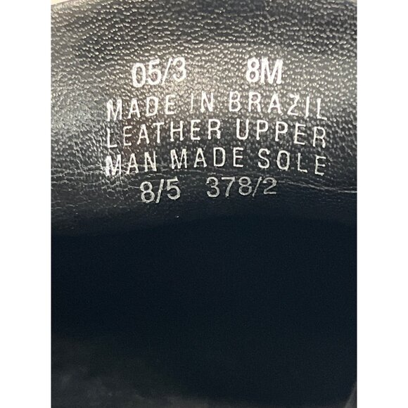 Franco Sarto Womens Black Nolan Tailored Heeled Loafers Sz 8 - Picture 9 of 12